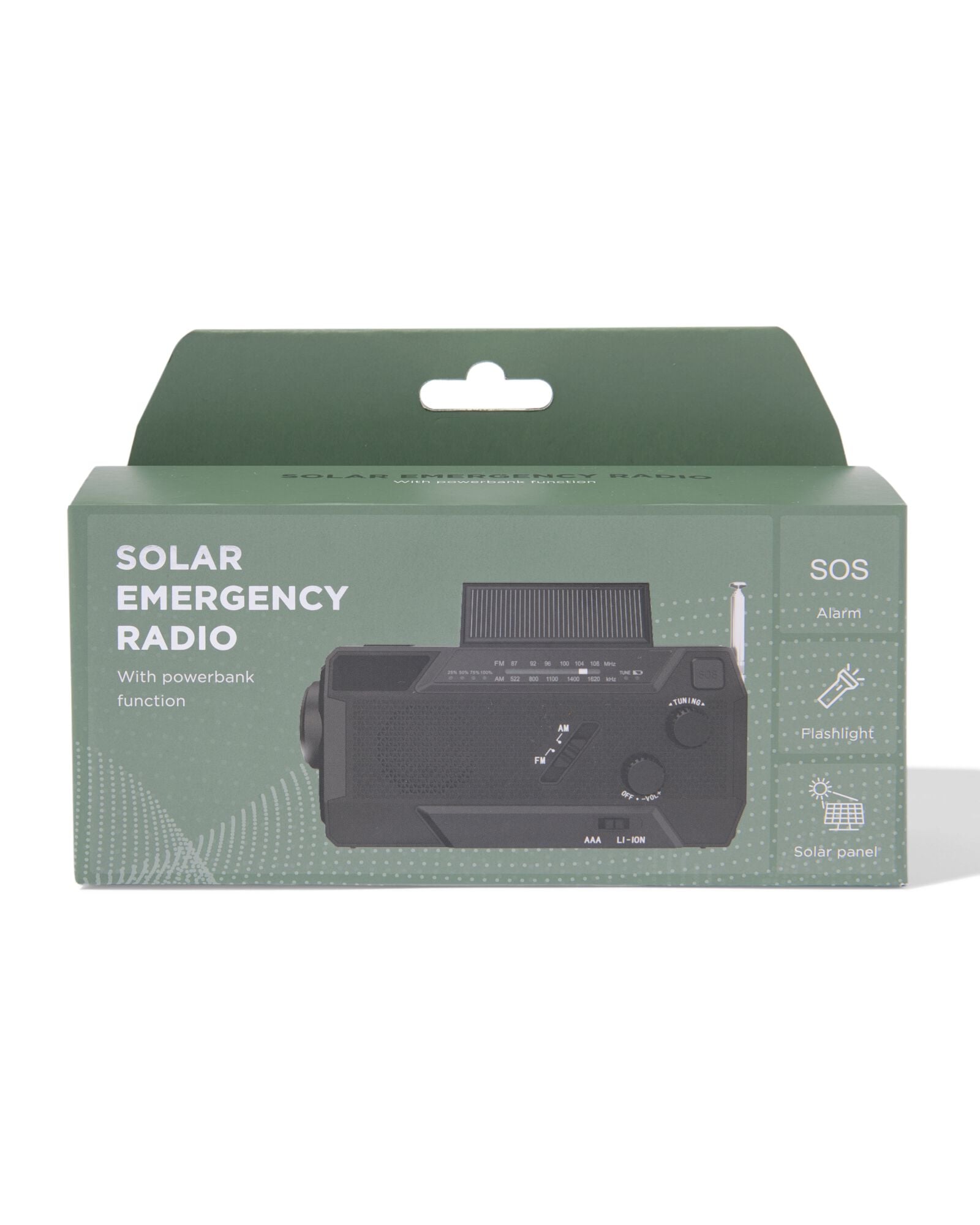 Xtronic noodradio 19.7x9.8x7.6cm oplaadbaar - 81000006 - HEMA