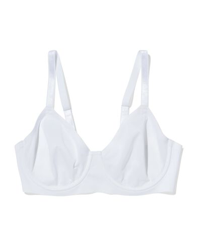 niet voorgevormde bh met beugel  wit wit - 21805950WHITE - HEMA