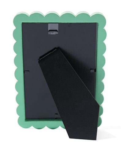 cadre photo 10x15 cm bois billes vert - 13640012 - HEMA