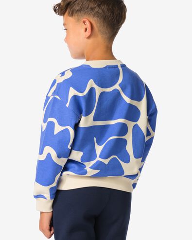 Kindersweater abstrakt blau blau - 30704229BLUE - HEMA