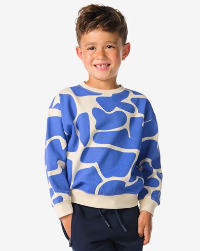 Kindersweater abstrakt blau blau - 30704229BLUE - HEMA