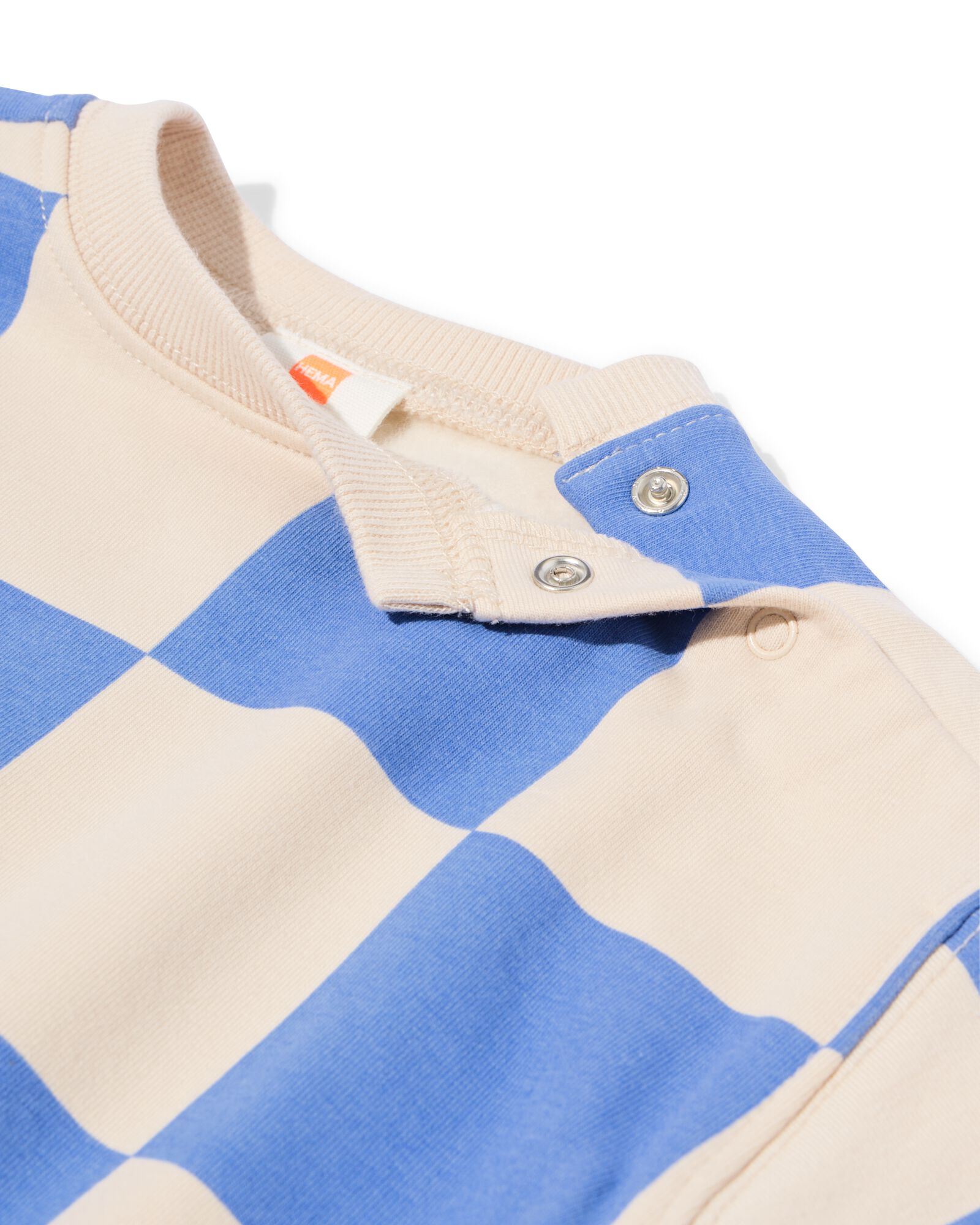 pull b&eacute;b&eacute; jersey carreaux &eacute;cru &eacute;cru - 33180870ECRU - HEMA