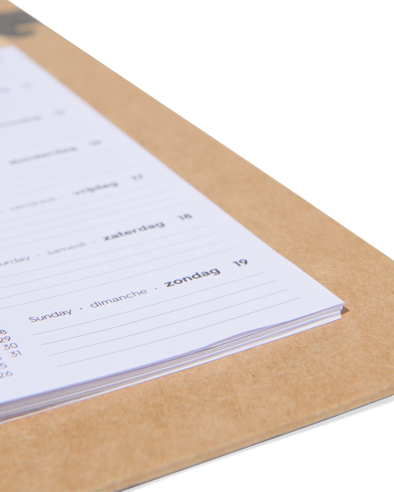 calendrier hebdomadaire Takkie et Siepie 30x23cm - 14500603 - HEMA