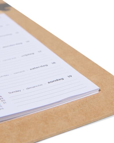 calendrier hebdomadaire Takkie et Siepie 30x23cm - 14500603 - HEMA