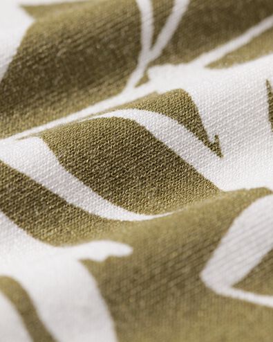 damesbroek Mila regular fit bladeren groen groen - 36202750GREEN - HEMA