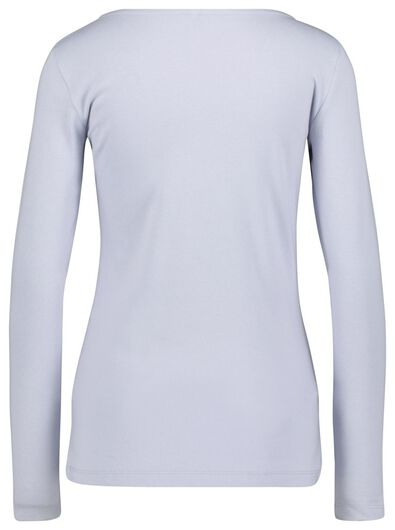 Damen-Shirt, U-Boot-Ausschnitt hellblau - 1000023483 - HEMA