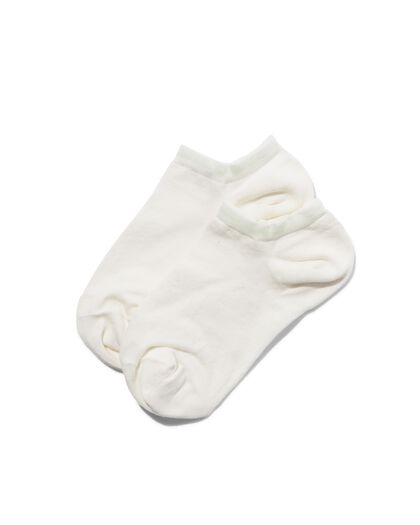 2 paires de chaussettes femme éco blanc blanc - 1000001572 - HEMA
