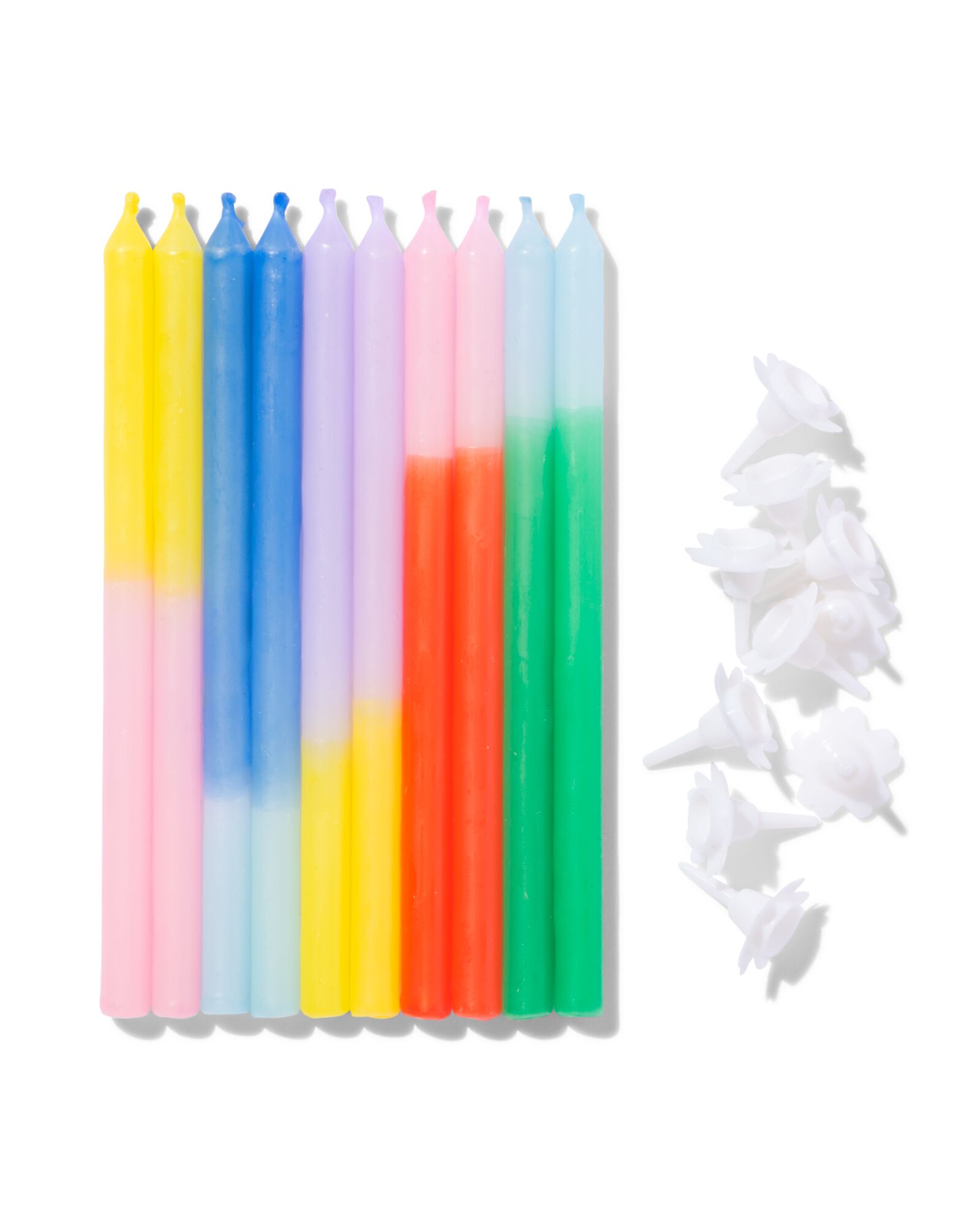 Tortenkerzen, Trend, 10 St&uuml;ck - 14250171 - HEMA