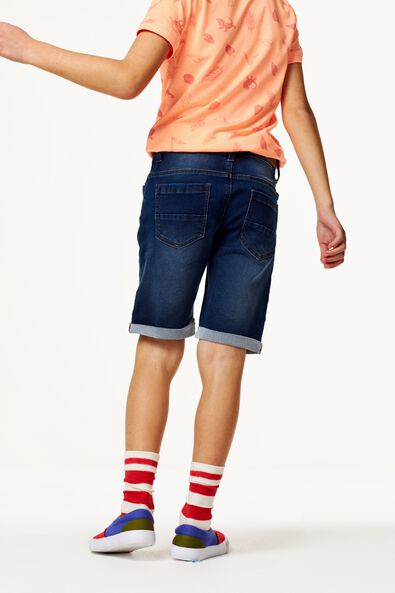 short enfant jogdenim bleu fonc&eacute; bleu fonc&eacute; - 1000023208 - HEMA