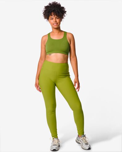 legging de sport femme vert armée M - 36090186 - HEMA