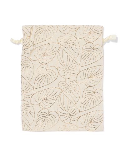 Geschenktasche aus Stoff, M, Bl&auml;tter - 14793329 - HEMA