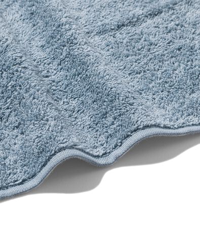 petite serviette 30x55 qualité épaisse noire bleu glacier petite serviette - 5230038 - HEMA