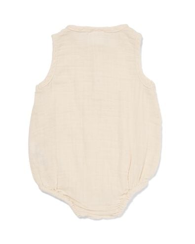 newborn body mousseline ecru ecru - 33452420ECRU - HEMA
