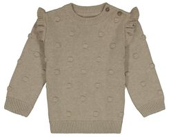 Baby-Pullover, Struktur sandfarben sandfarben - 1000028174 - HEMA