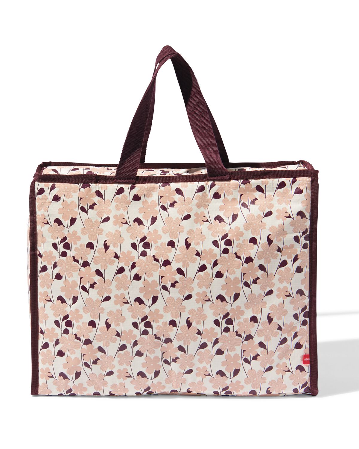 sac isotherme cabas 45x7x36cm fleurs