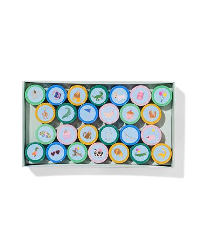 Stempelset Partytiere 26-teilig - 15900242 - HEMA