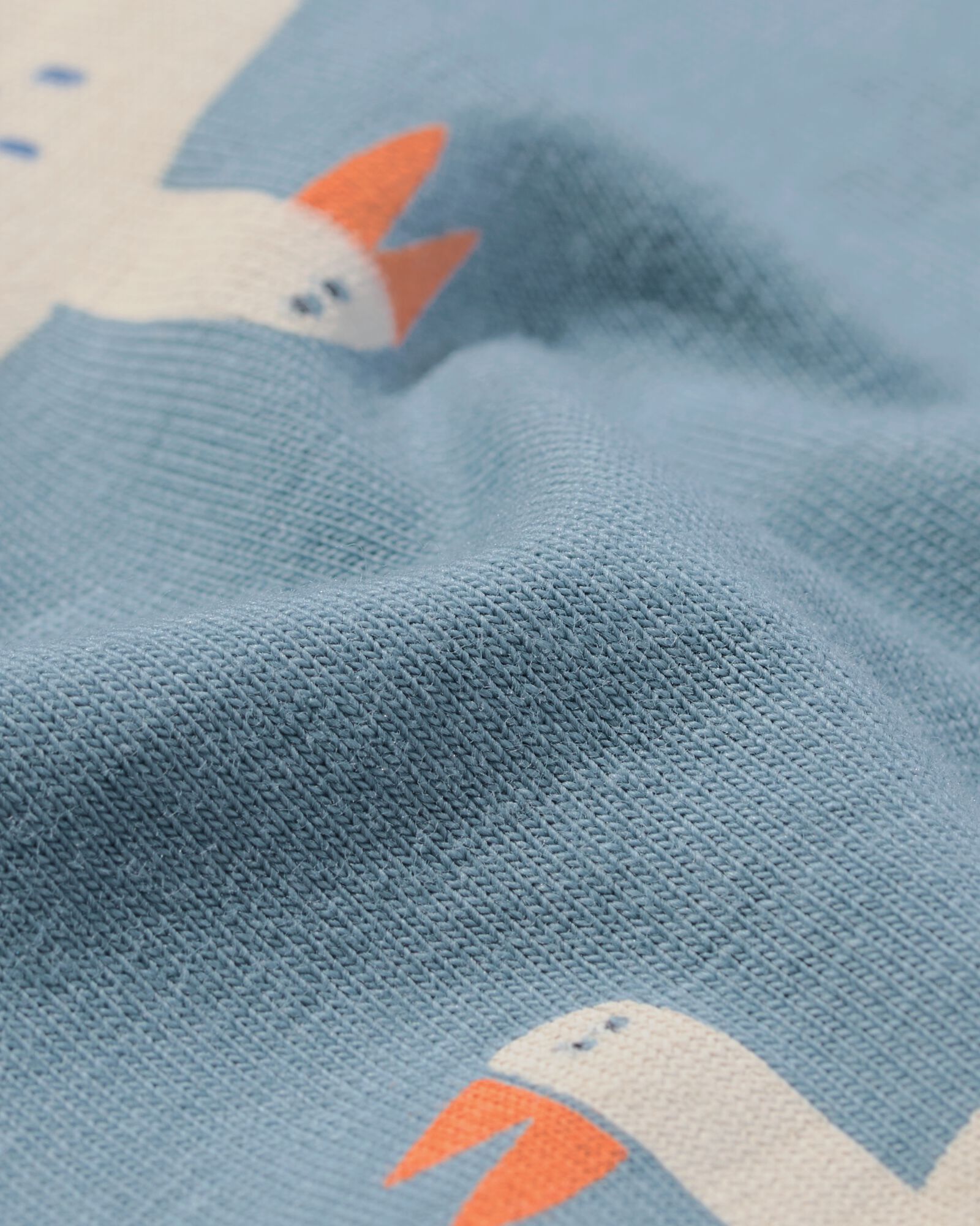 body coton bio extensible avec oies bleu - 33311130BLUE - HEMA