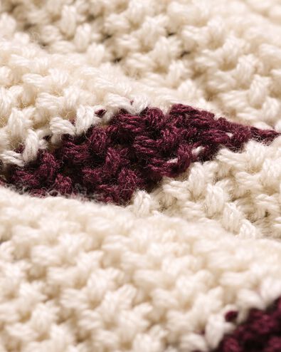 Damenpullover Olena, Feinstrick, Streifen eierschalenfarben eierschalenfarben - 36206980OFFWHITE - HEMA