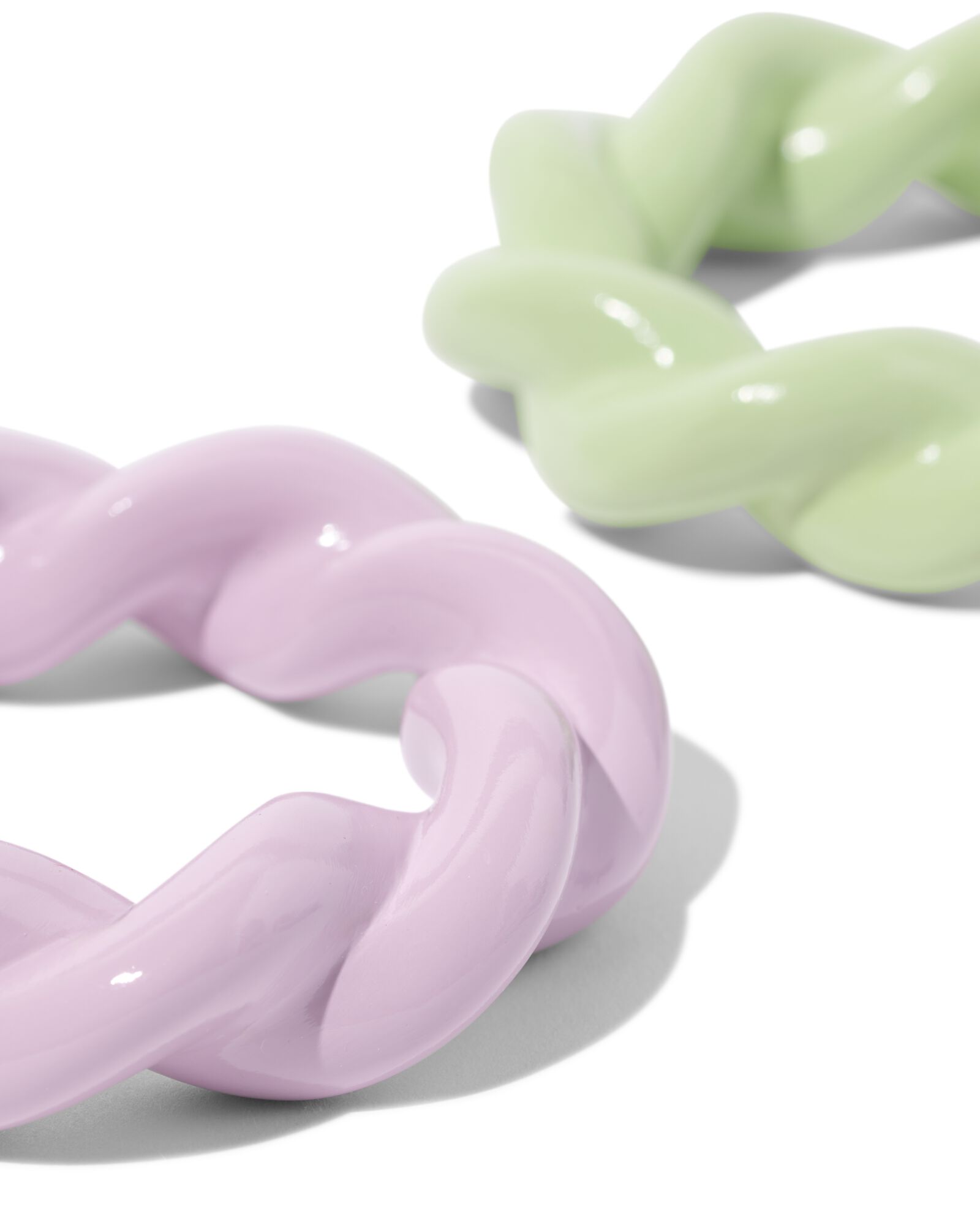 servetringen ⌀7cm twist pastel - 4 stuks - 41840253 - HEMA