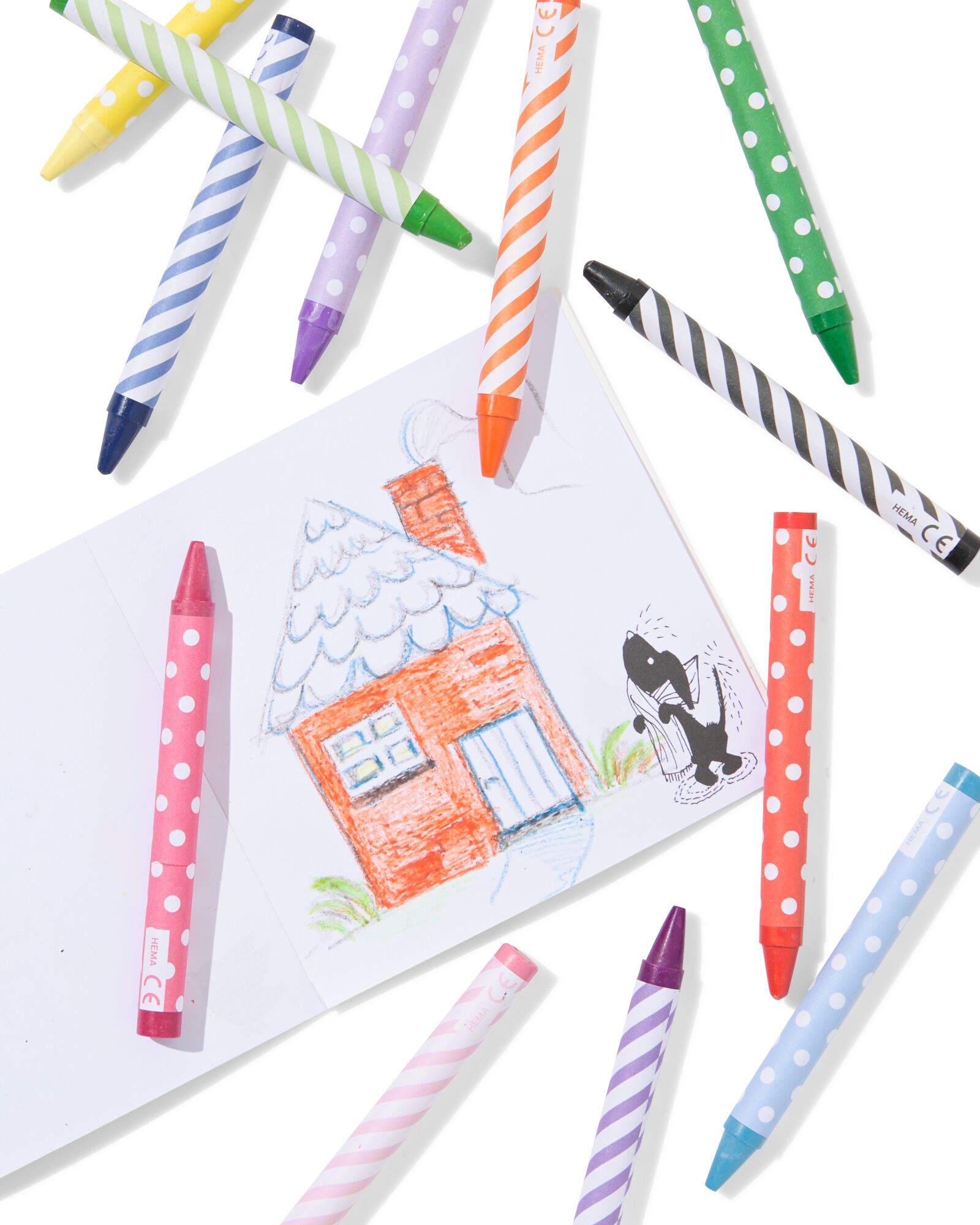 Trousse Takkie et Siepie avec crayons de couleur - 15900486 - HEMA