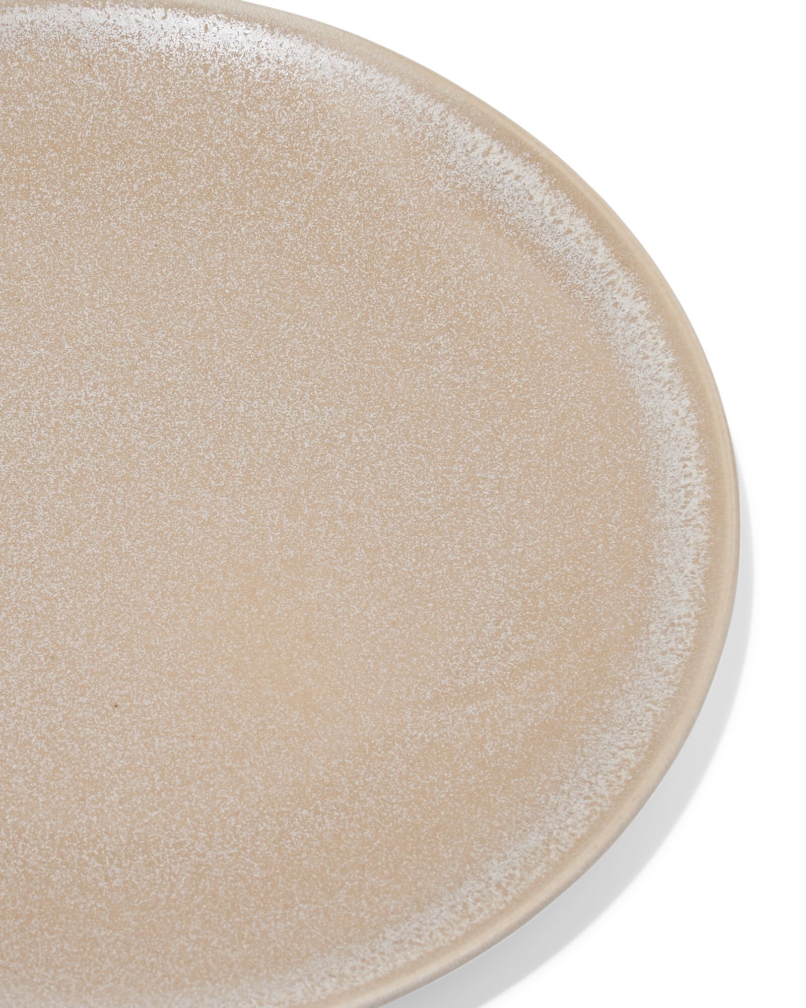 petite assiette &Oslash;20,5 cm Monaco &eacute;mail r&eacute;actif brun clair - 9650191 - HEMA