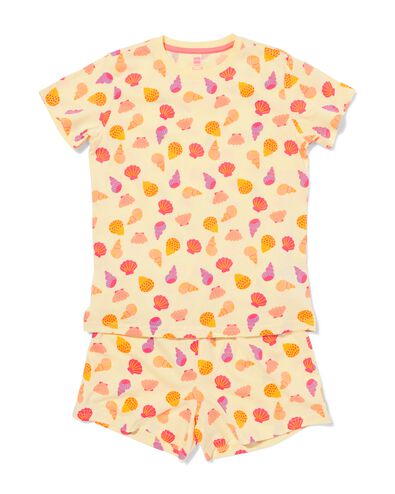 pyjacourt enfant imprim&eacute; jaune jaune - 23004960YELLOW - HEMA