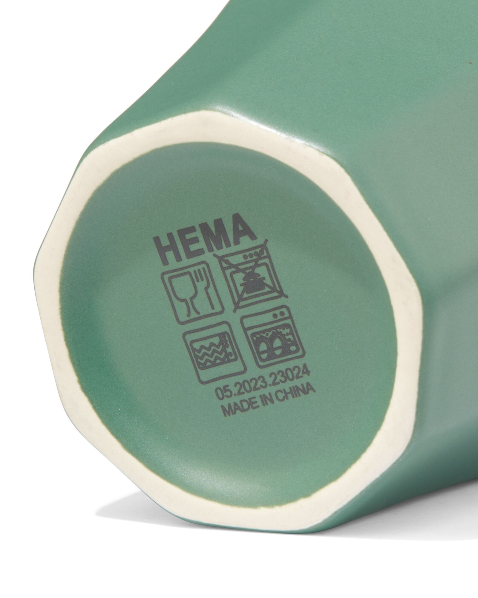 mug Mirabeau mat vert fonc&eacute; 330ml - 9602626 - HEMA