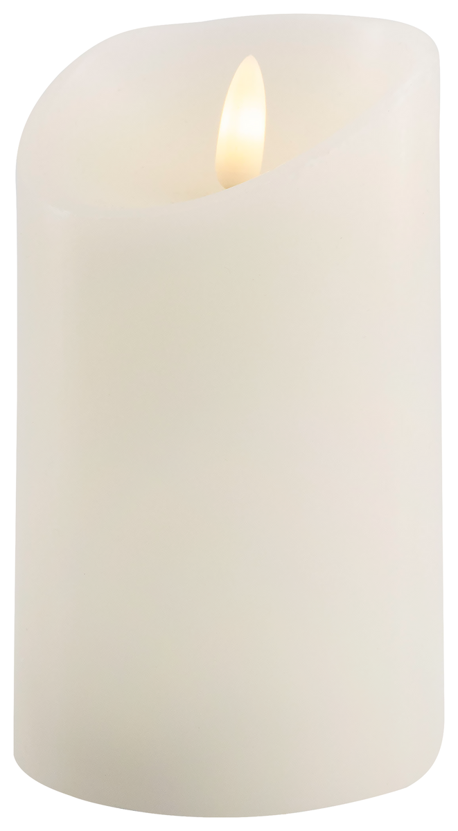 bougie LED Ø7.5x12.5 ivoire - 13550010 - HEMA
