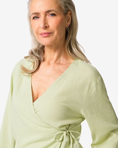chemisier femme Dawn vert clair vert clair - 36210880LIGHTGREEN - HEMA