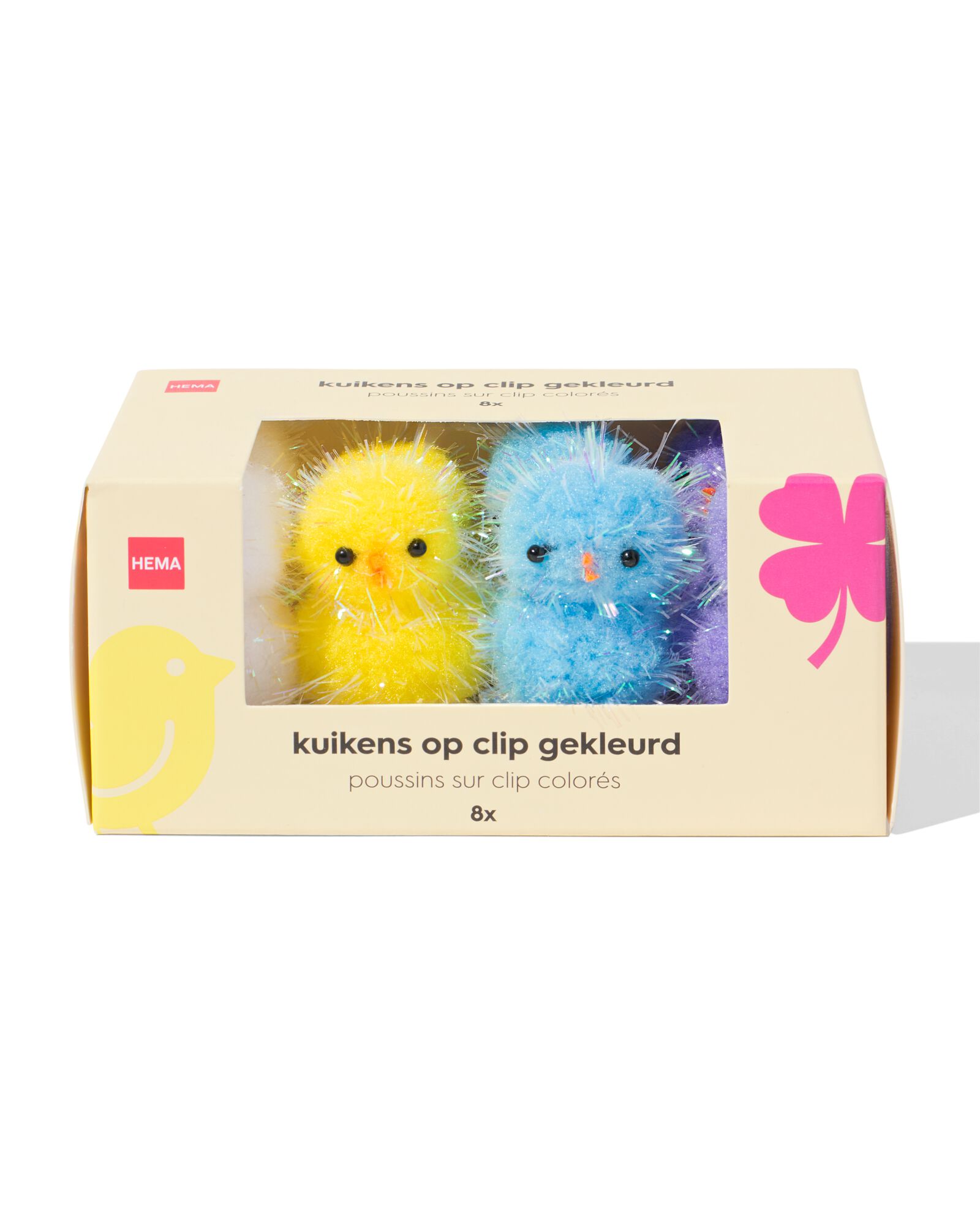 d&eacute;coration de P&acirc;ques poussins paillet&eacute;s - 10 pi&egrave;ces - 25800193 - HEMA