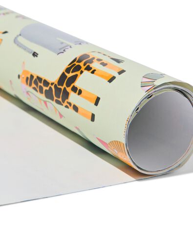 Geschenkpapier, Safari, 200 x 70 cm - 14700566 - HEMA