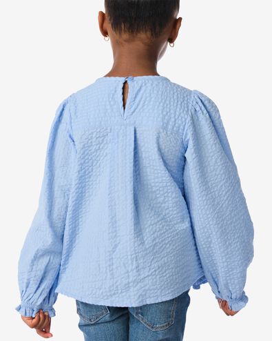 blouse enfant smock bleu - 30874006BLUE - HEMA