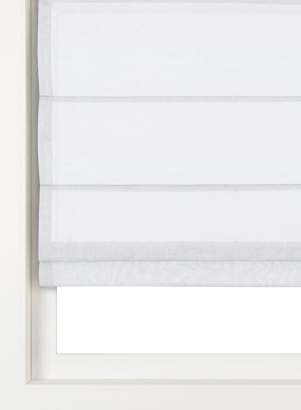 vouwgordijn vicenza wit wit - 1000015937 - HEMA
