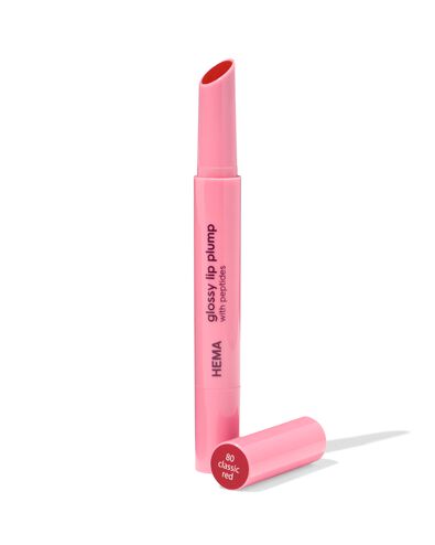 glossy lipplump 80 classic red - 11230480 - HEMA