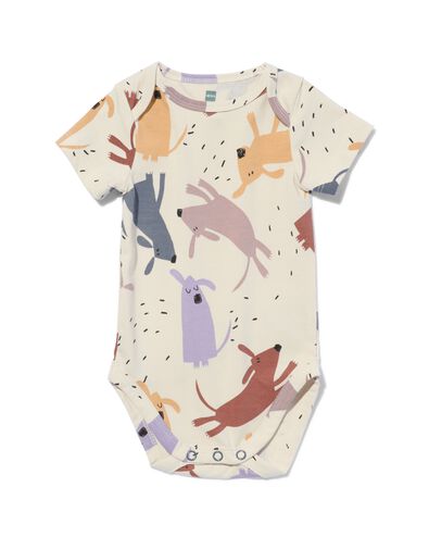 body coton bio avec stretch beige - 33305730BEIGE - HEMA