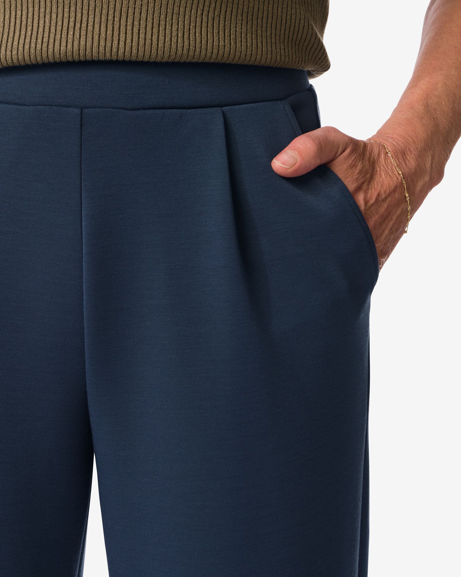 damesbroek Elly blauw - 36203570BLUE - HEMA