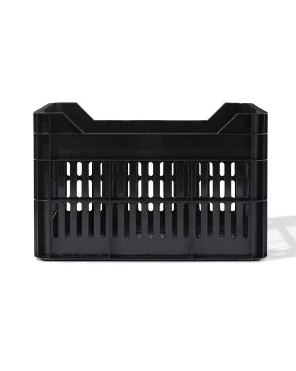 caisse &agrave; v&eacute;lo 30L noire - 41150112 - HEMA