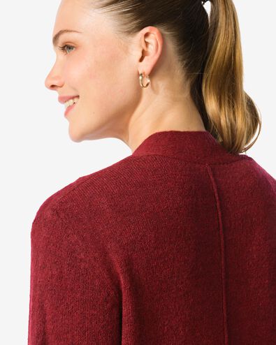 damesvest Lana  rood - 36302720RED - HEMA