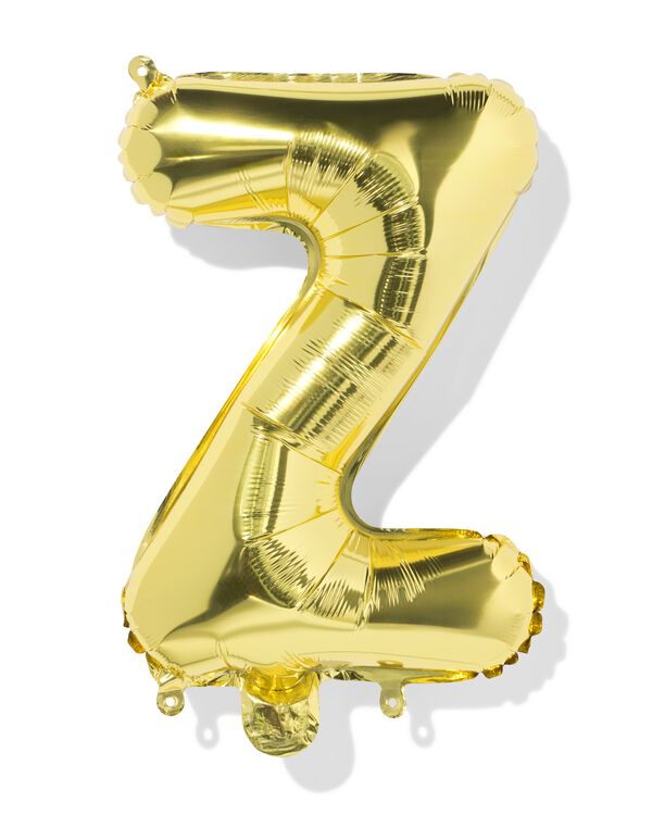 folieballon letter Z 30cm goud - 14260056 - HEMA