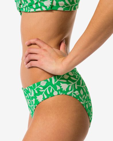 bas de bikini femme taille mi-haute vert - 22351155GREEN - HEMA