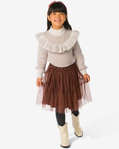 Kinder-Netzrock braun braun - 30834409BROWN - HEMA