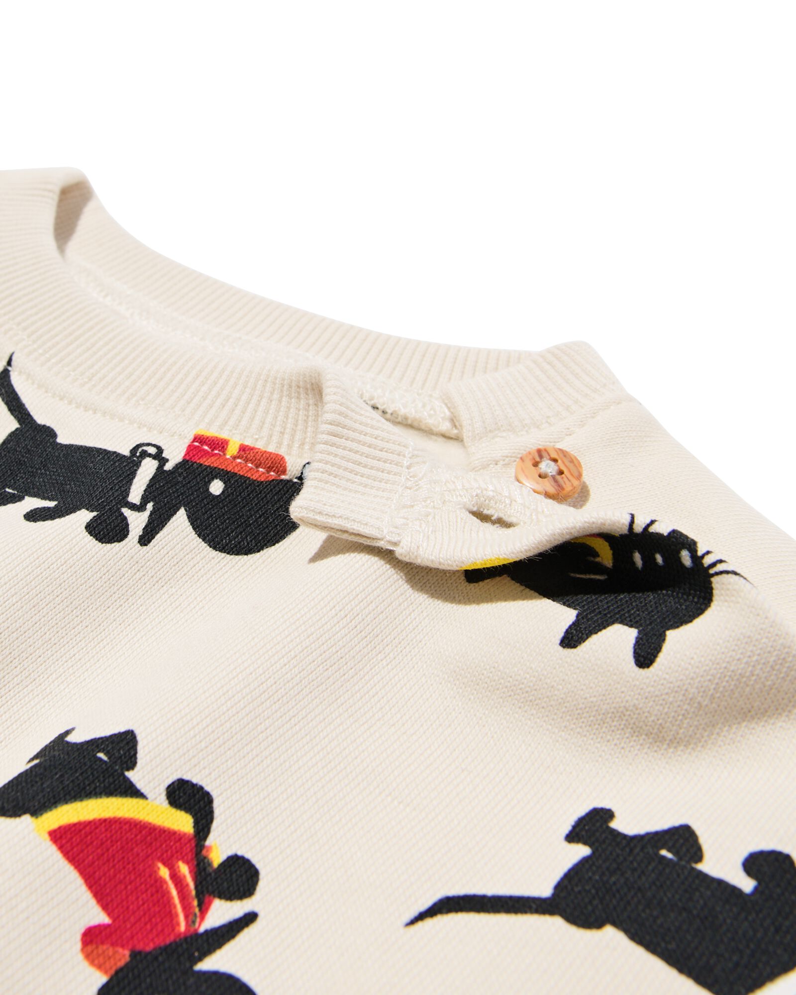 Takkie babysweater Sinterklaas ecru - 33047570ECRU - HEMA