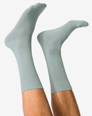 chaussettes structure homme gris - 4150355GREY - HEMA
