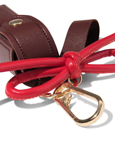 porte-cl&eacute;s avec porte-rouge &agrave; l&egrave;vres et n&oelig;ud - 18150044 - HEMA