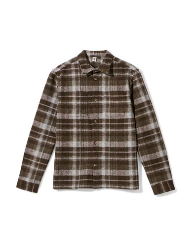 chemise Sean homme carreaux marron marron - 2170940BROWN - HEMA