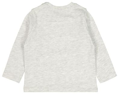 baby t-shirt hey grijs - 1000022154 - HEMA