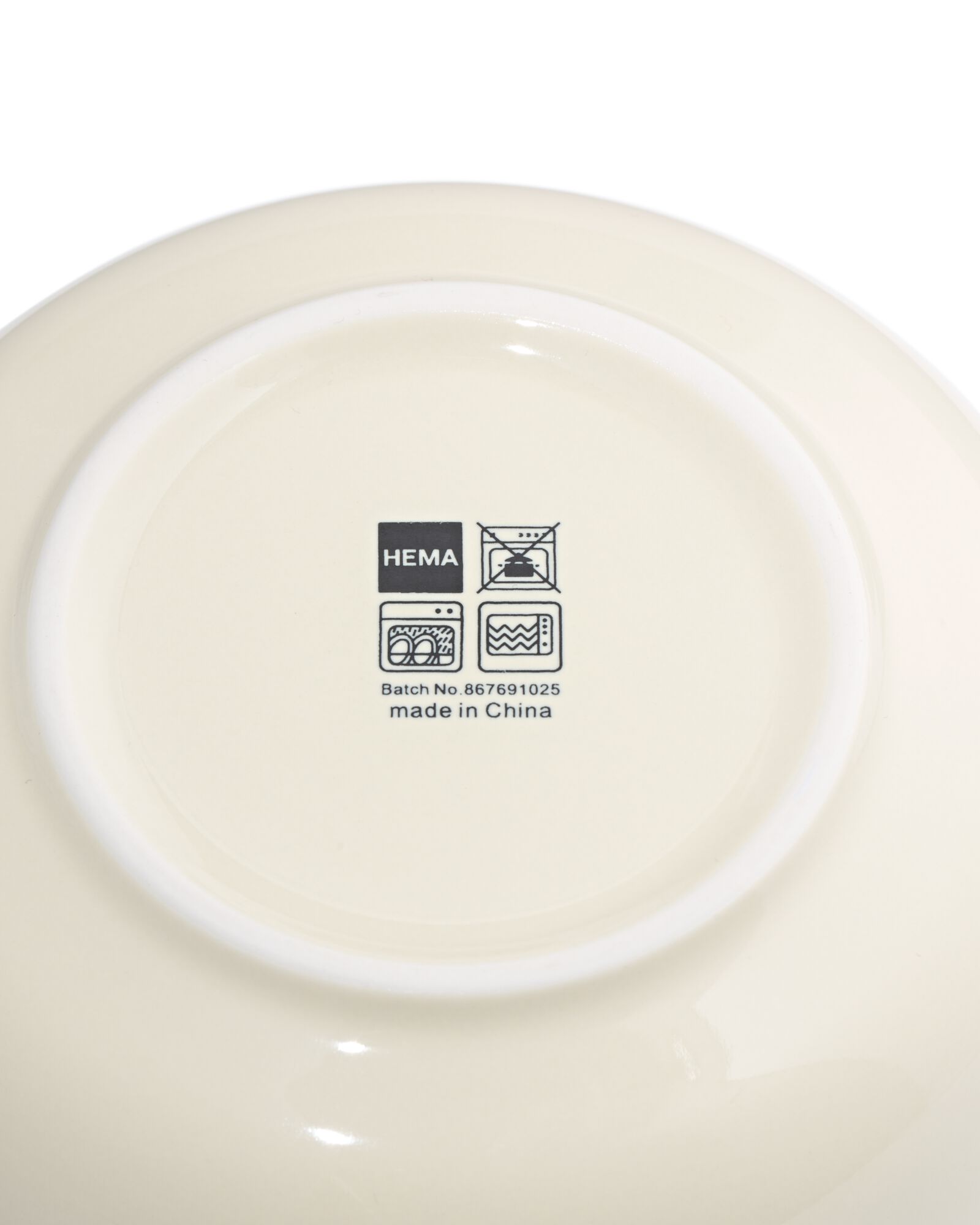 Schale &Oslash; 15 cm, Knap, New Bone China, gelb - 9650309 - HEMA