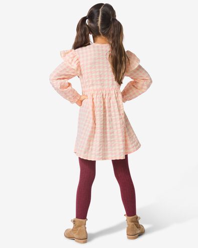 kinderjurk seersucker ruiten roze roze - 30841360PINK - HEMA