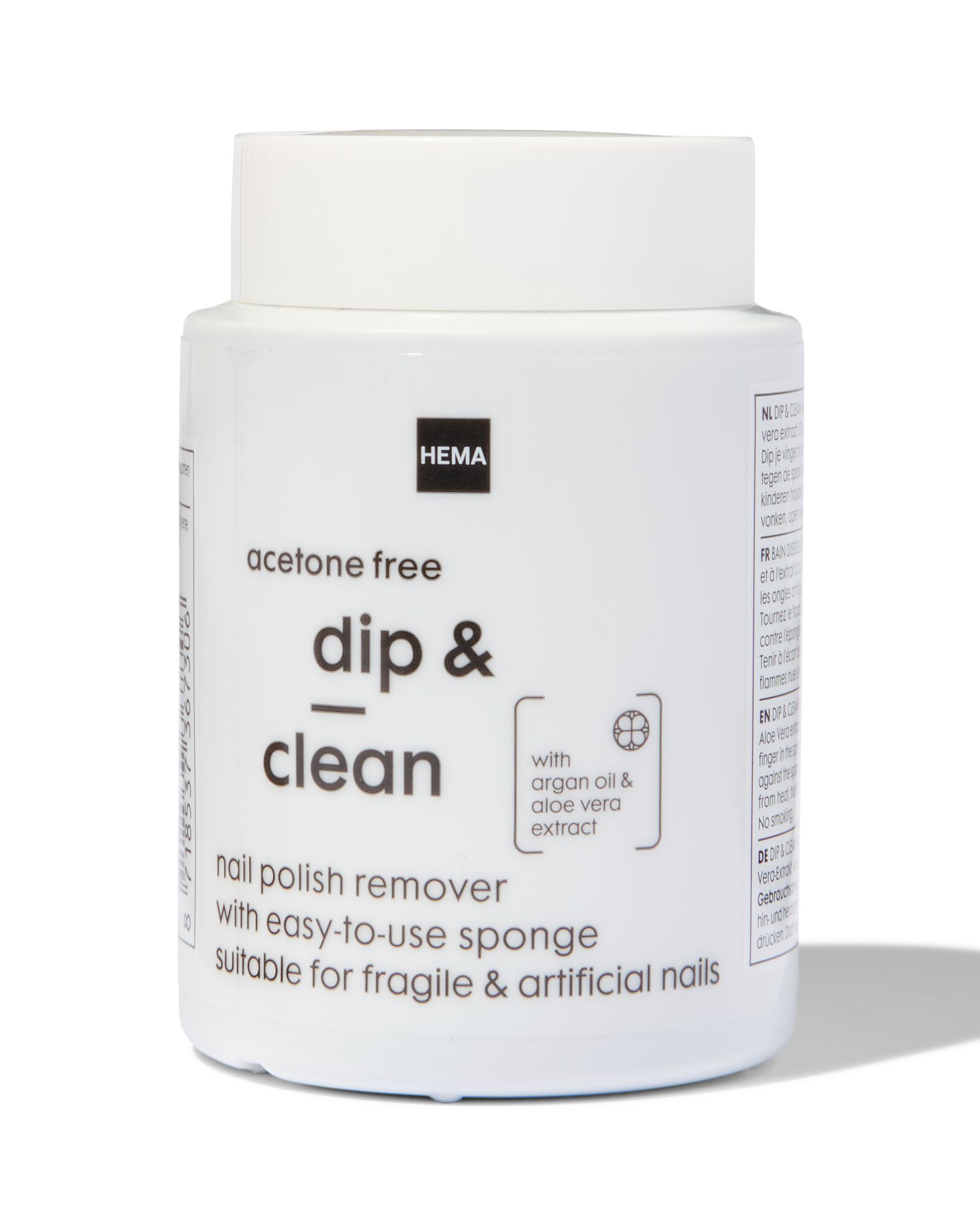 dissolvant vernis &agrave; ongles dip & clean - 75 ml - 11243085 - HEMA