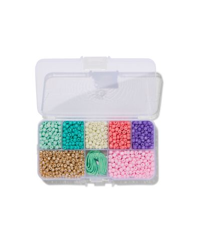 perles de verre couleurs pastel 135g - 15940061 - HEMA